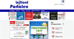 Desktop Screenshot of lojtland.dk