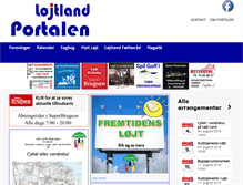 Tablet Screenshot of lojtland.dk
